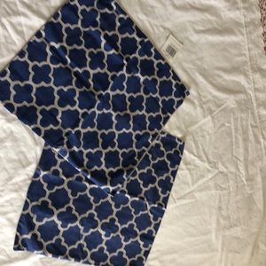 New Blue & Gray Rizzy Home Pillow covers 18 x 18 inches set of two